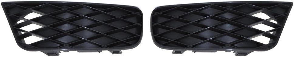 Front Fog Light Cover Left & Right Side Compatible With 2009-2011 HONDA Civic BUMPER Grille Grill
