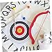 POPETPOP Archery Toy Set Durable Archery Game for Kids Wooden Interactive Plaything for Hand-Eye Coordination for Indoor and Outdoor Family Fun