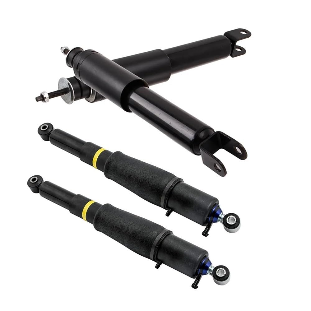 Kit di ammortizzatori ad aria anteriori e posteriori da 4 pezzi, compatibile con Tahoe Yukon Suburban e compatibile con GMC Yukon XL 1500 modello 2000-2006.
