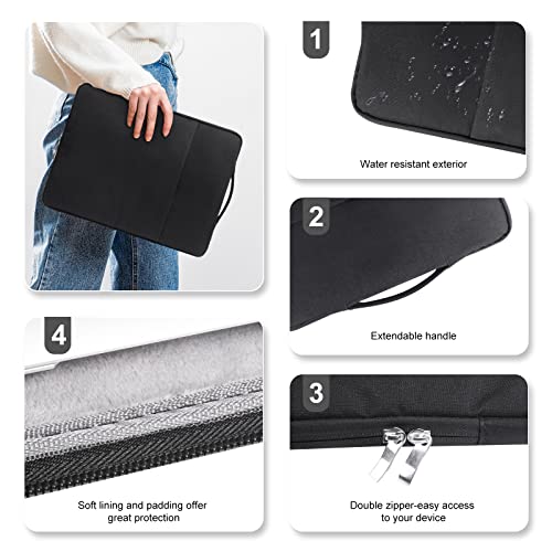 Ileadon Compatible With Macbook Air 13.6 Inch Case 2022 Release A2681 M2, Glitter Plastic Hard Shell&Sleeve Bag&Keyboard Cover&Screen Protector, Black World Map #TOP3