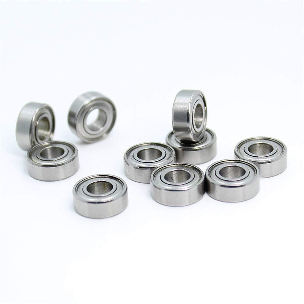 ZBJGBUIA SMR115ZZ Miniature Deep Groove Ball Bearing ABEC-1 Stainless Steel Bearings Shielded SMR115Z SMR115 Z ZZ 5 * 11 4 mm