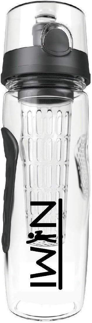 IWiN Water Bottle with Fruit Infuser Large 32 oz. (900ml)
