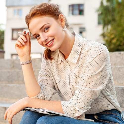 DGege Slim Leather Band Compatible with Apple Watch Band for Women 38mm 40mm 41mm 42mm 44mm 45mm 46mm 49mm,Top Genuine Leather Thin Watch Wristband for iWatch Ultra Series 10/9/8/7/6/5/4/3/2/1/SE - image 7