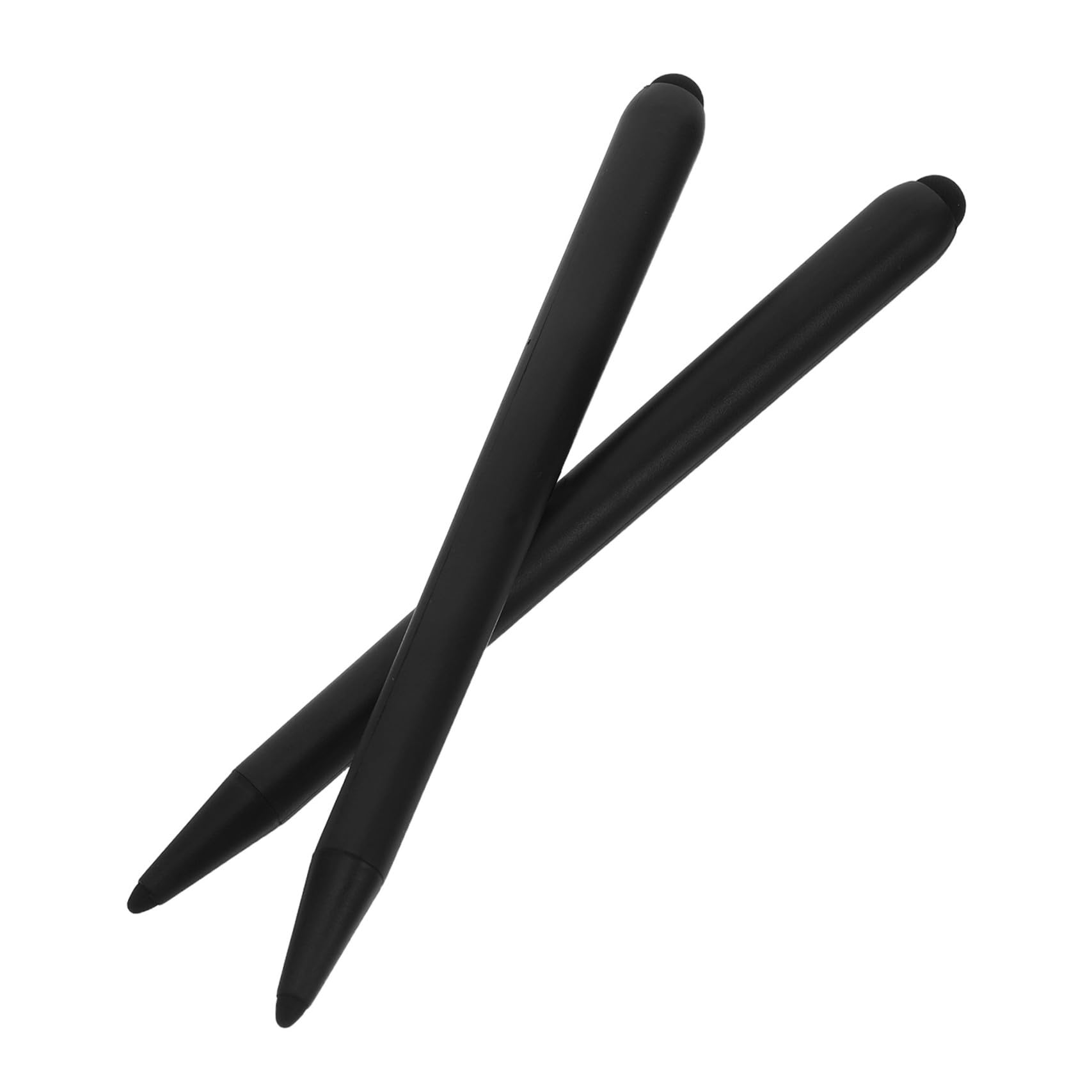 Stylet Tactile Double Pointe Abs Noir 2 Pièces pour Écran Pédagogique