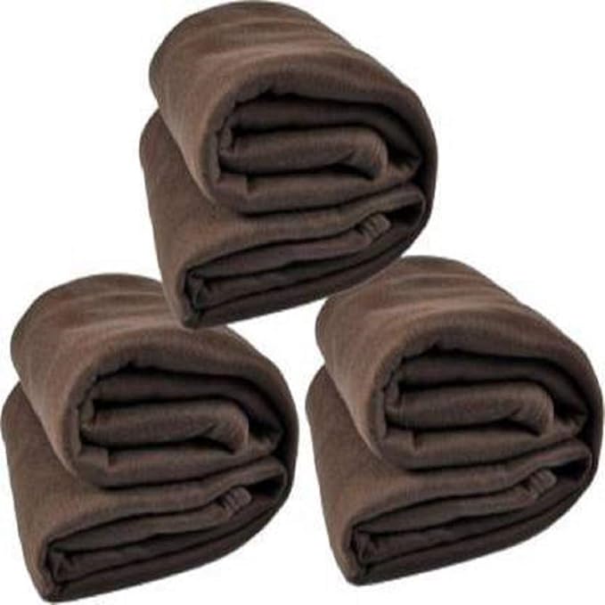 Comfytouch 3 pcs Single Fleece Blanket