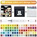 Reaeon Alcohol Art Markers, 80 Colors Fine & Chisel Dual Tip Marker Set, Permanent Art Markers for Adults Sketching Painting Drawing and Coloring(White Barrel)
