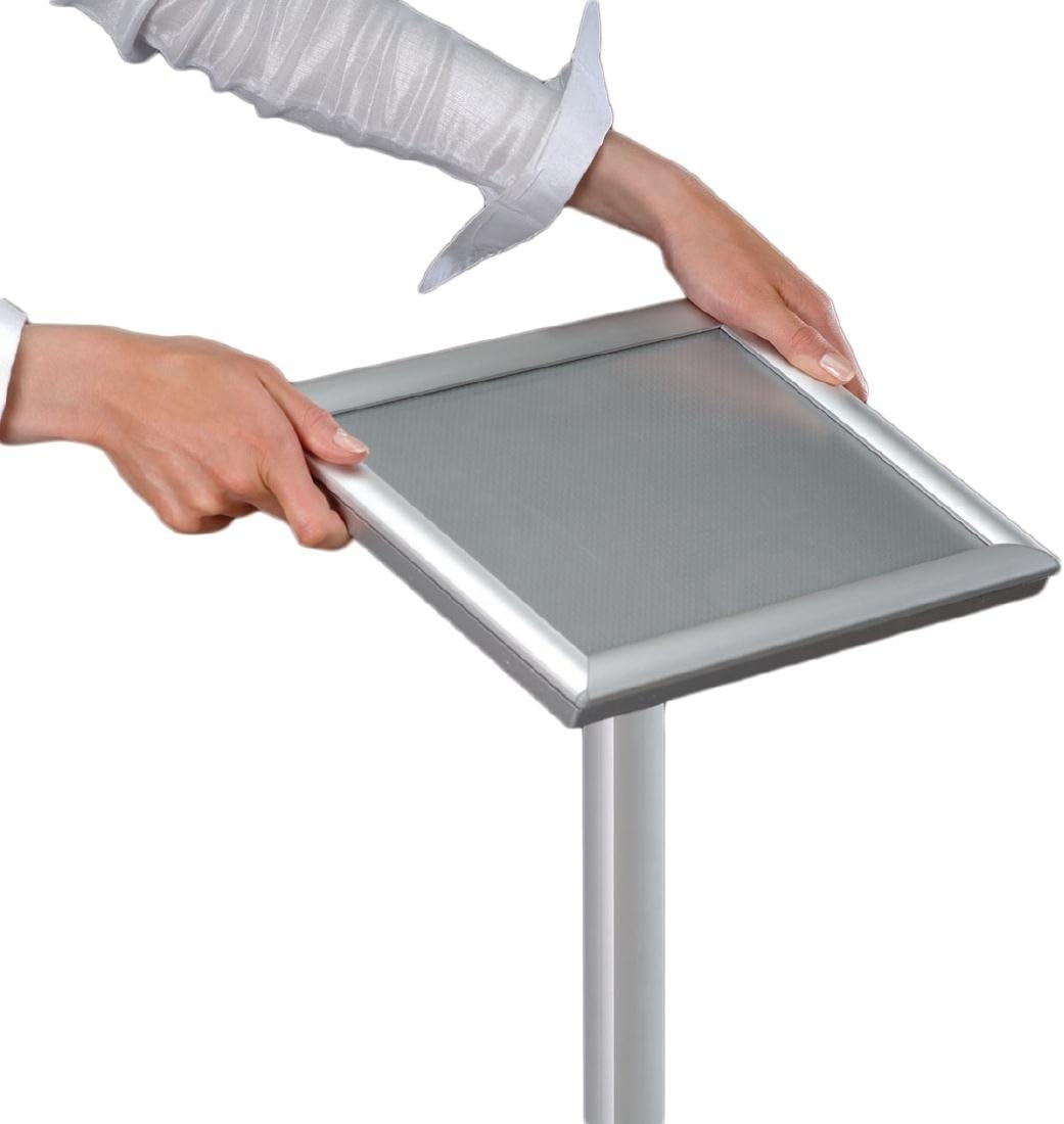 Non Branded CM121 Menu Stand Aluminium, A3