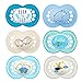 MAM lot de 6 Original Sucette 16+ mois Day & Night en Silicone, 3 x boite de sterilisation