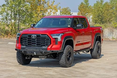 Estribos laterales de aluminio Rough Country SRL2 para Toyota Tundra miniatura 5