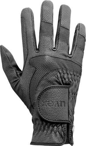 Uvex I-Performance 2 Horse Riding Gloves, Stretchable, Breathable & Touchscreen Capable Equestrian Gloves With Extreme Durability For Women & Men, Black, Size 10 #TOP14
