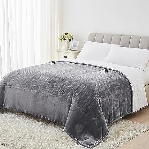 HomeMate Heated Electric Blanket Queen Size Cover