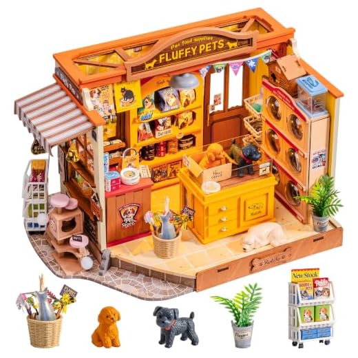 Rolife DIY Miniature Dollhouse Kit for Pet Lovers
