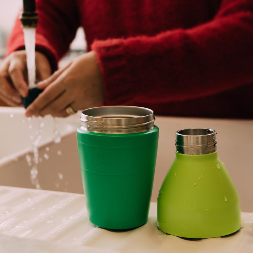KeepCup Calenture Wasserflasche, wiederverwendbar, isoliert, Edelstahl, doppelte Öffnung mit auslaufsicherer Stahlkappe, 660 ml