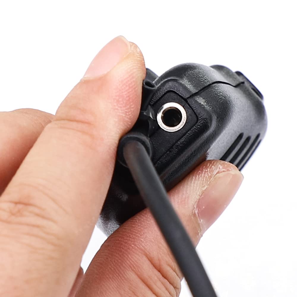 Micrófono PTT de repuesto para Yaesu Vertex Standard Horizon Radio FT-270R FTA-550 VX-6 VX-6R VX-7R VX-170 HX40 HX210 HX290 HX370S HX380 HX400 HX850 HX851 HX870 HX890 Walkie Talki. es decir,
