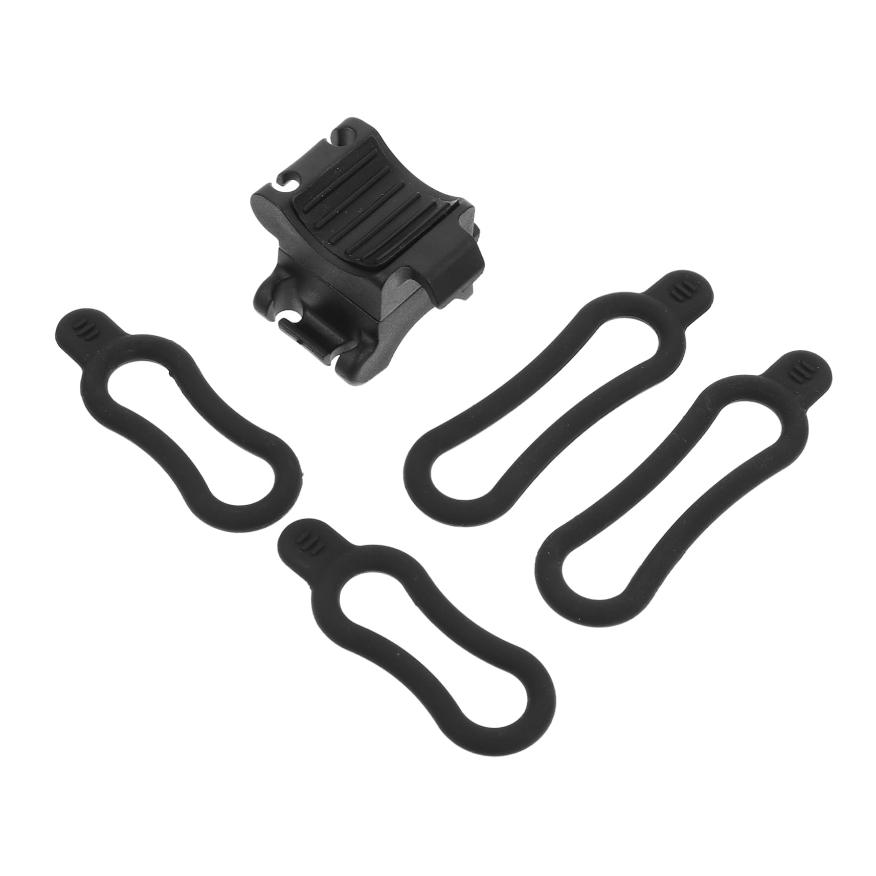 BESTonZON 1Set Rotatable Flashlight Holder for Cycling Sturdy Bike Flashlight Clamp Securely Supports Riding Flashlight Practical and Cost Bicycle Accessory