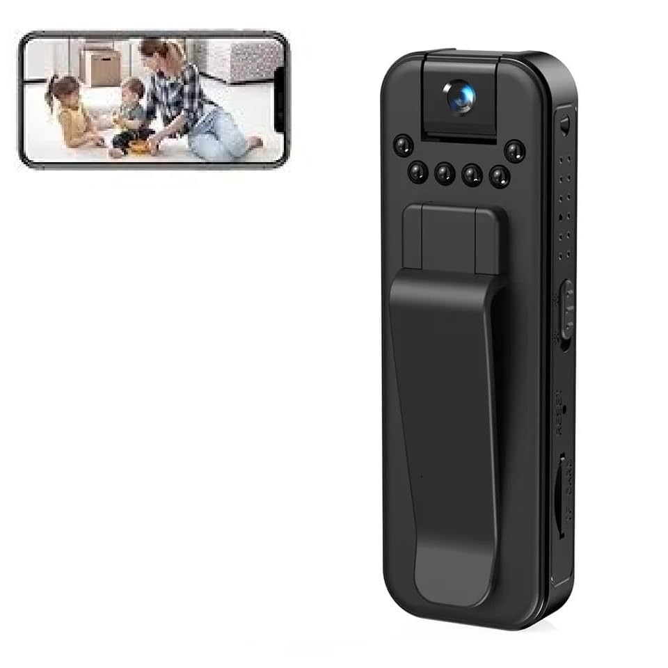SAFETYNET Body Camera | HD 1080P Portable Video Recorder | with 180° Rotatable Lens Wearable Camcorder | Police Body cam | for Sport/Delivery/Travel/Law Enforcement-image-47