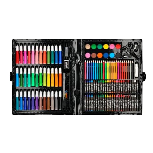 Estuche de Pintura Liderpapel Maletín Plástico 150 piezas 36 x 31 x 4 CM