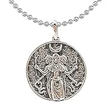 Triple Goddess Hecate Necklace (20, Oxidized Silver)