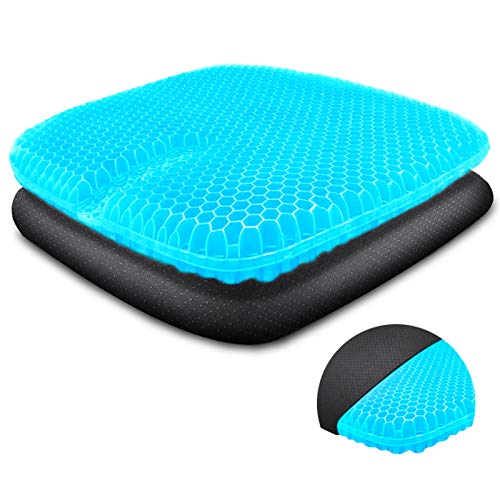 Cojín de gel para silla de oficina de doble cara, con funda antid...