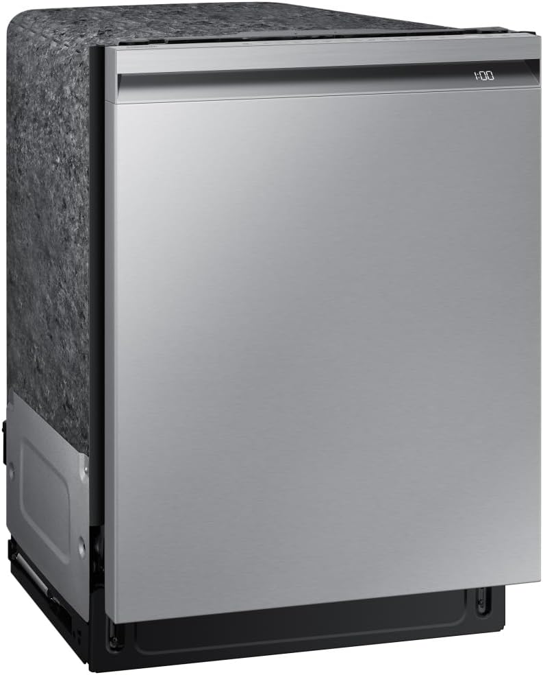 Samsung Bespoke Smart 42 dBA Dishwasher with 3rd Rack and StormWash+, Stainless Steel, DW80B7070US/AA