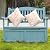 Jidanmian Outdoor Bench 2-Person Storage Bench Deck Box Solid Wood Weatherproof Garden Seating with 770 Lbs Weight Capacity for Balcony Porch & Park(C)