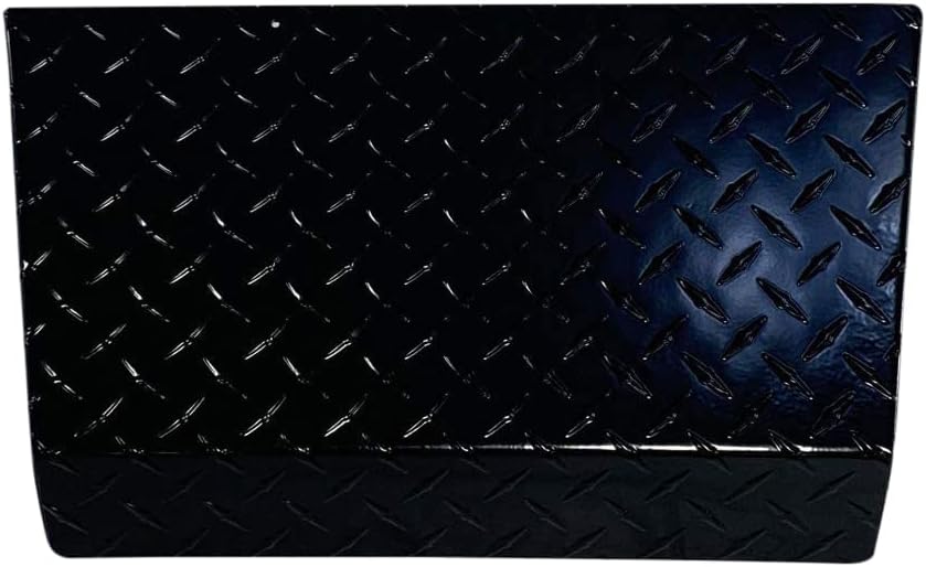 Compatible with Yamaha G2 G9 Golf Cart Diamond Plated Front Bumper Cover Black