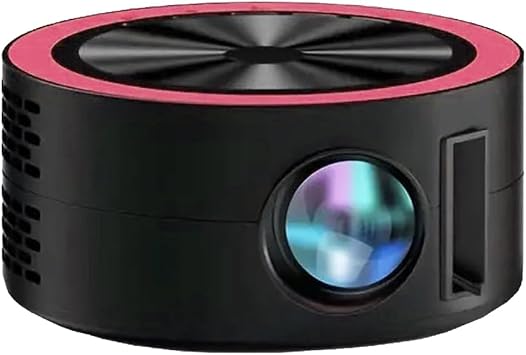 G320 LED Mini Projector Video Beamer Support 1080P USB Sync Screen Smartphone Kids Projector Home Theater PK YT200 Easy Install B,Red&Black,00412464A1