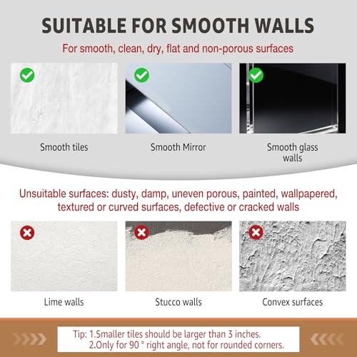Image of Conworld Corner Shower Caddy Suction Cups, Corner Shower Shelf, Shower Organizer Suction for Bathrooms Storage with Hooks, No-Drilling Removable (Aluminum, 2-Pack, Cream)