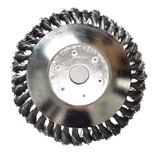 Fulltime(TM) Knot Wire Wheel, 6" Rotary Weed Brush Joint Twist Knot