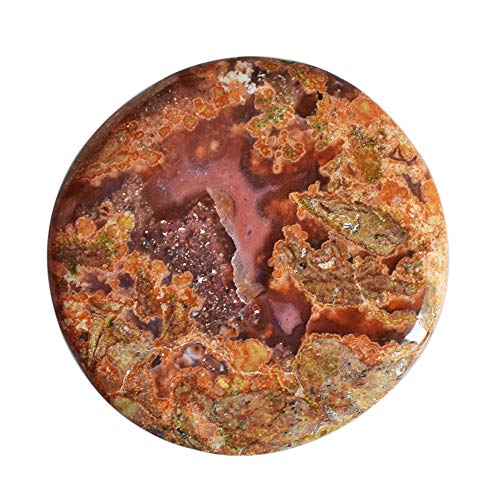Agate naturelle violette ronde 43 CTW contre le stress pour retrouver l'équilibre