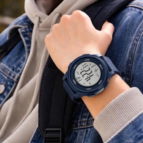 Image of V2A Nova X 2810 Digital Watch for Kids & Teens | Large Easy-Read Display | Alarm Stopwatch Backlight | TPU Sport Strap | 30M Water Resistant | Boys Girls Everyday Watch