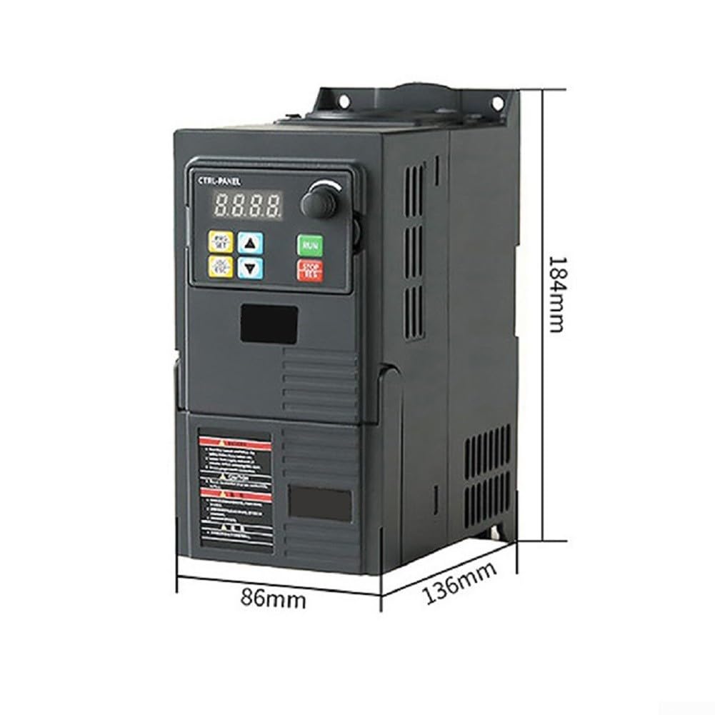 VFD Inverter 0.75kW Convertitore monofase a trifase 220V AC Motor Drive con controllo PID per pompe CNC ventilatori