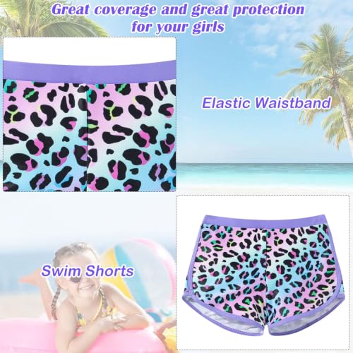 Image of TUONROAD Girls 2 Pieces Rash Guard Swimsuit Long Sleeve Tankini for 4-10 Years