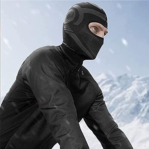 Image of Balaclava Face Mask, Ski Mask for Men Women, Balaclava Face Mask, Black Ski Mask, Motorcycle Face Mask, Neck Gaiters for Men, UV Protector Motorcycle Ski Scarf