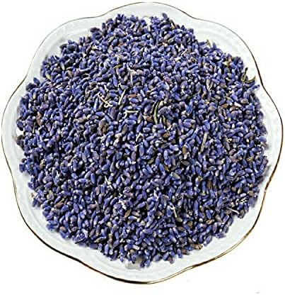 StrongWind 1/2 Pound Dried Lavender Buds, Natural Lavender Flowers Ultra Blue Lavender Bulk for Sachets, Baths, Crafts, Home Fragrance, Wedding