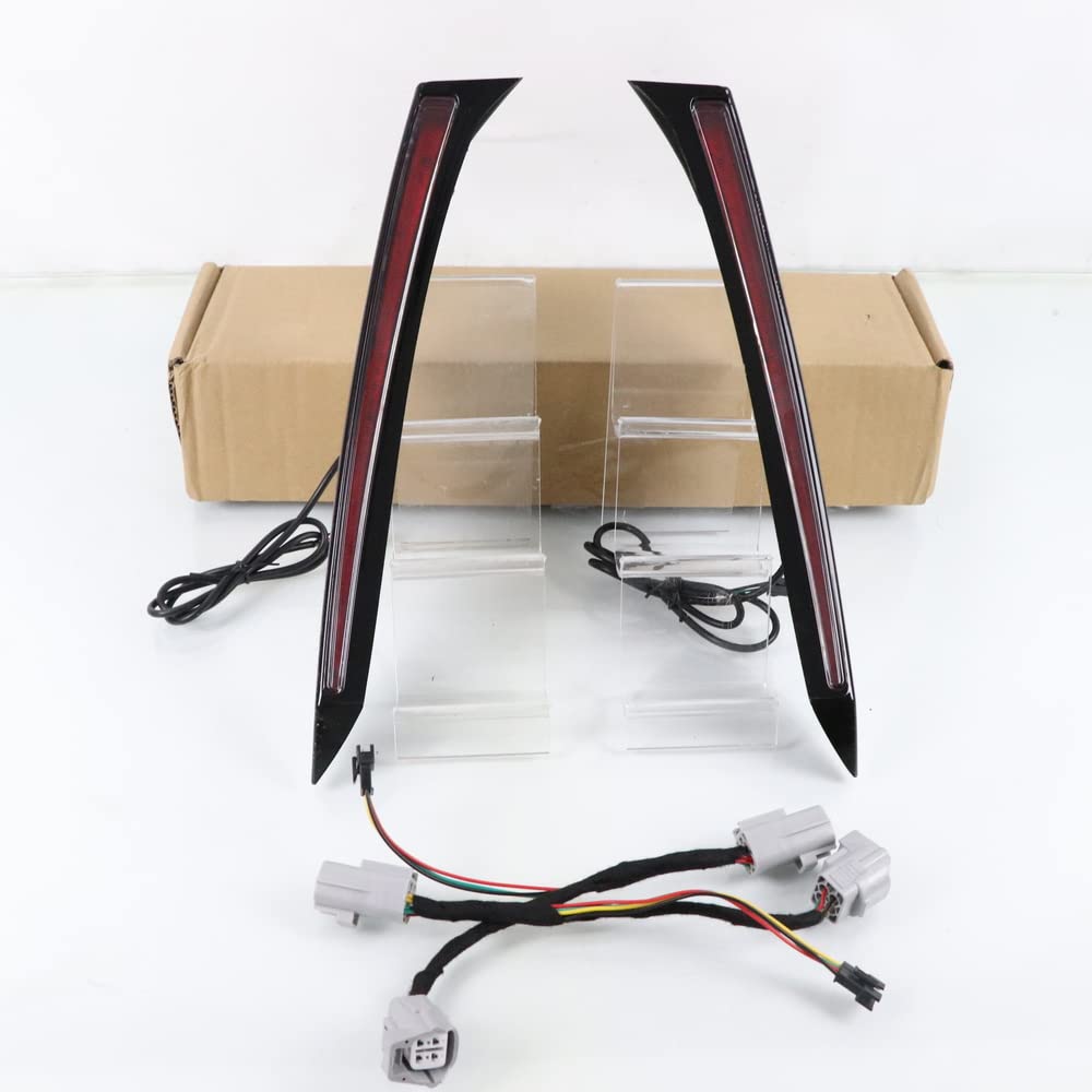 July King Car Side LED Scanning Night Driving Light Brake Light Streamer Turn Signals Light for Toyota Sienna 2021 2022 2023, With Port, Non-destructive Installation