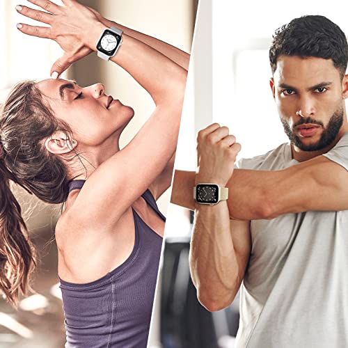 Jiamus Metall Armband für Apple Watch Edelstahl Mesh Armband