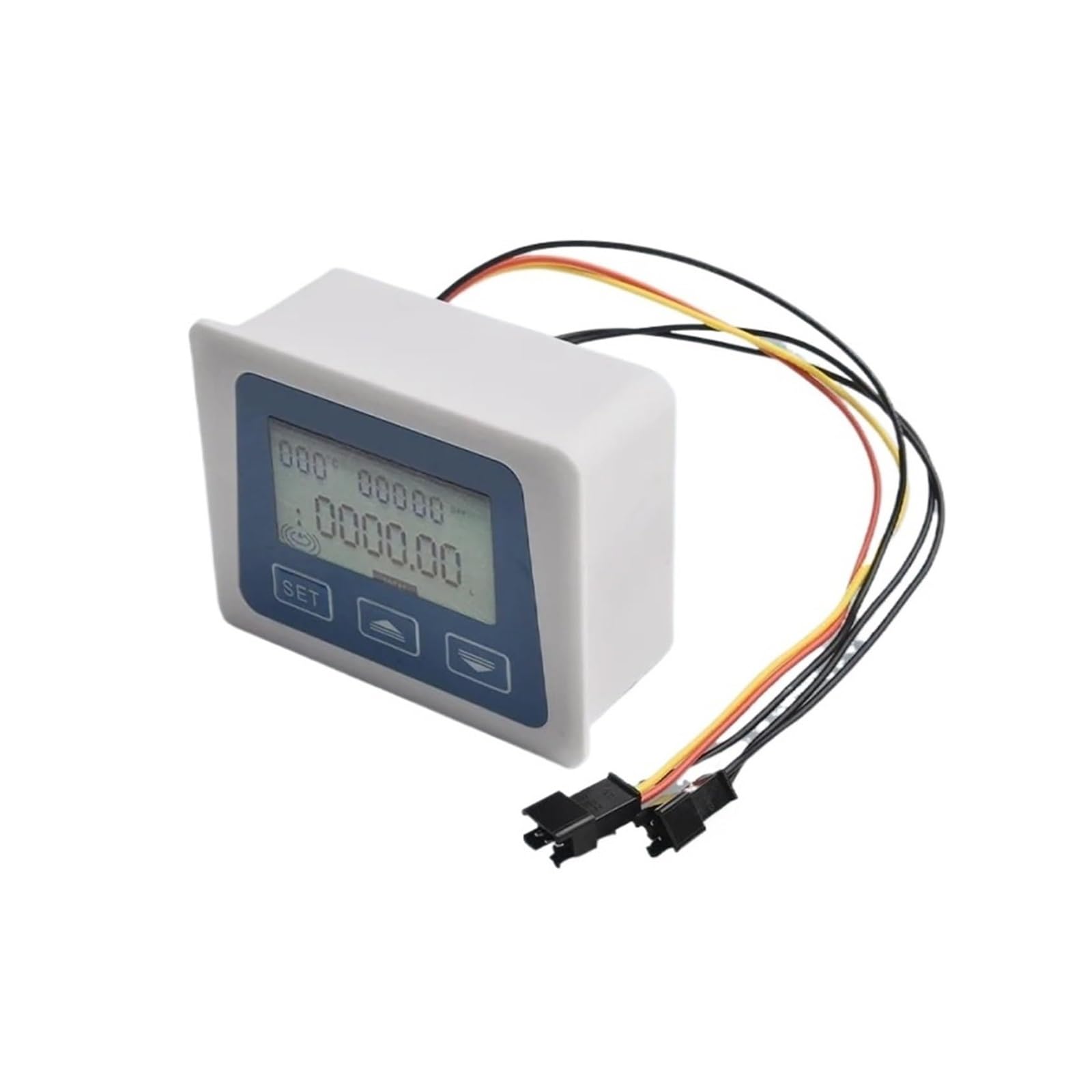 Sensor de control de caudal de agua, sensor de flujo de agua con rosca macho de 1-25 l/min con pantalla LCD digital que registra con precisión el consumo.
