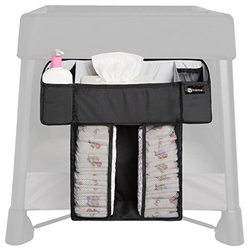 4moms breeze Playard Diapers and Baby Wipes Storage Caddy | For Baby and Infant Items | from The Makers of The mamaRoo