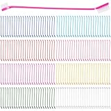 Nuogo 200 Pcs Dog Toothbrush Bulk Dual Headed Dental Brushes Dogs Tooth Brushing Kit Long Handle Pet Tooth...