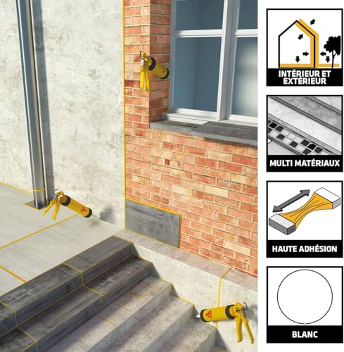 Fixation d'objets lourds avec le scellement chimique rapide Sika et mastic - 9