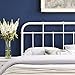 Modway Alessia Modern Farmhouse Metal Queen Headboard in White
