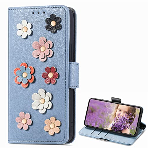 Funda Con Soporte Magnético Para ZTE Blade A35 / A55 - Cuero PU, Ranuras Para Tarjetas, Color Verde