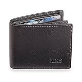 Levenger Bomber Jacket Flip ID Wallet with RFID Protection