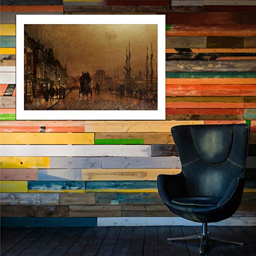 Affiche encadrée John Atkinson Grimshaw Glasgow Medium Semi Gloss