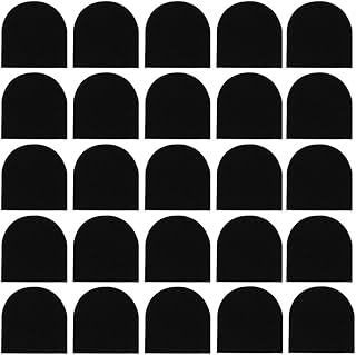 Desikixudy 400 fundas desechables para micrófono de mano, protección el viento, para estudio de grabación KTV, karaoke, color negro