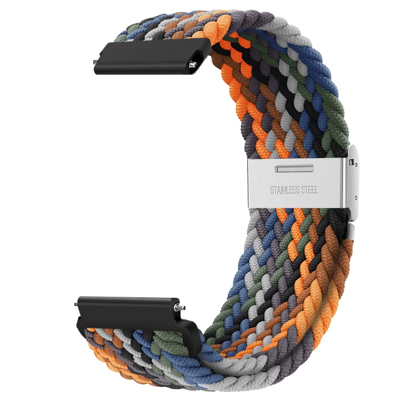 KEYSJEFF Braided Nylon Strap Compatible with Huawei Watch 4/GT 4/GT 3 46mm Band Samsung Galaxy 22mm Watch Strap for Gear S3/GTR 3 Pro/Colorfit Pro 3/Vivoactive 4/Venu 3 Band(NO Watch) (#16) (B0B2V16ZGN) Amazon Price History, Amazon Price Tracker