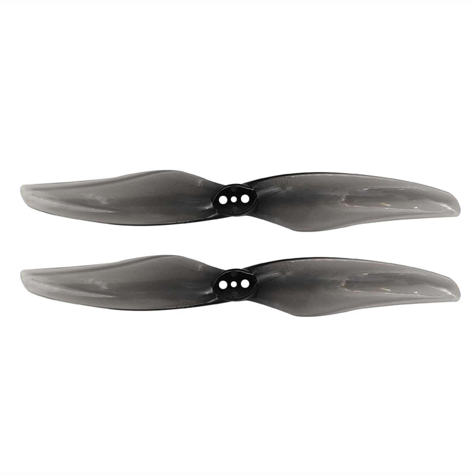 Pexorin 4Pairs 4X2.4 2-Blade PC Propeller, For Explorer LR4 FPV Racing 4inch Toothpick Micro Long Range Drones Propeller prop(4Pairs Grey)
