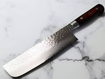 Amazon | 堺孝行 V金10号ダマスカス33層鎚目 菜切160 | 堺孝行