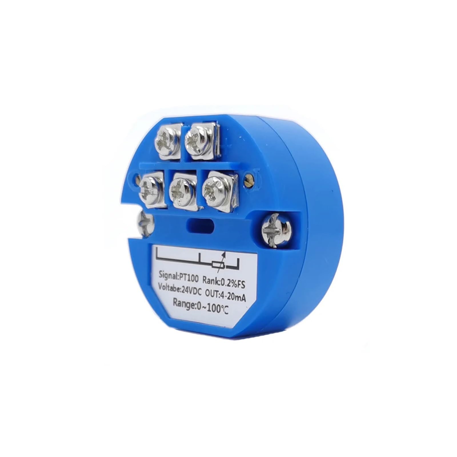 módulo de detector aislado, Módulo del sensor transmisor de temperatura RTD PT100 con 4-20mA 0-5V 0-10V -50 a 600 grados(0-50 4-20mA)